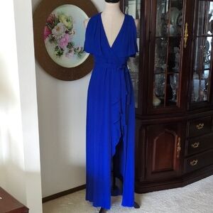 BCBG Elegant Blue Formal Dress